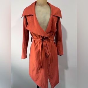 Windsor Makin Moves Tie Waist Trench